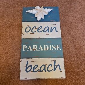 Ocean Paradise Beach Wall Decor